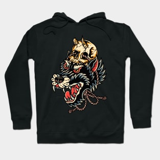 Wolf skull Hoodie